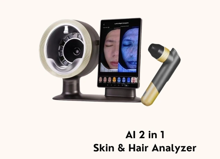 AI skin analyzer at Stay Ageless Clinic Plainview NY