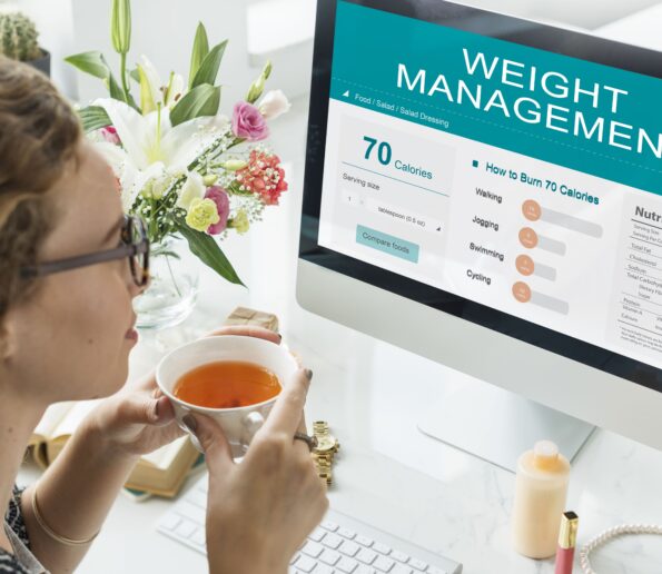 health fitness nutrition monitor wellness concept